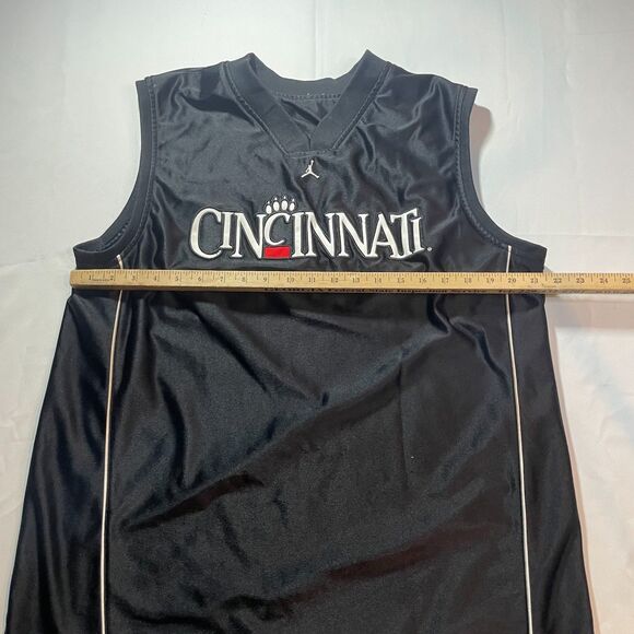 Vintage 90s Jordan Cincinnati Basketball Jersey Mens Large NCAA REVERSIBLE - Picture 3 of 5